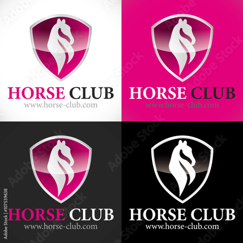 équitation cheval logo club équestre