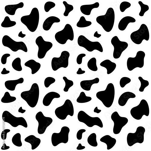 Cow skin seamless repeated pattern texture. 2x2 tiles sample.