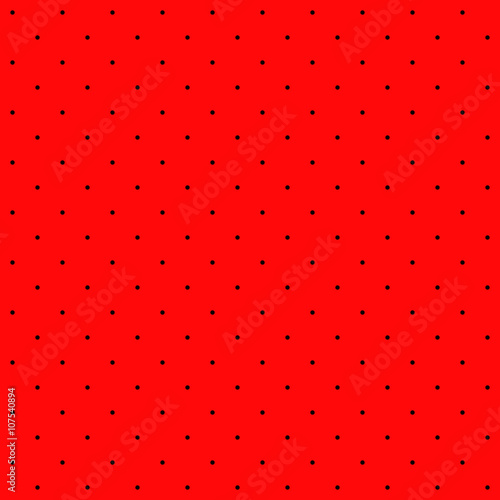 Poppy seeds seamless pattern background. Round black polka dots