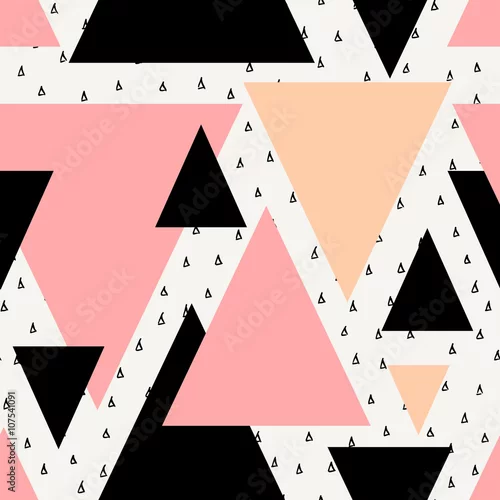 Obraz Streszczenie geometryczny wzór bez szwu