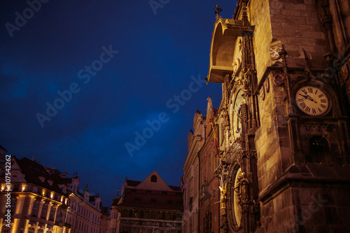 Quadro su tela Beautiful Prague medieval town landscape, travel location, build