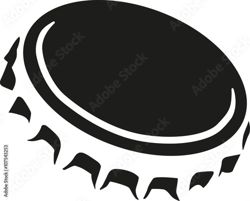 Beer cap illustration