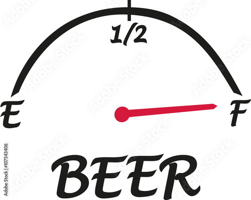 Beer speed indicator