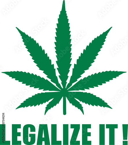 Legalize it with dope hemp leaf