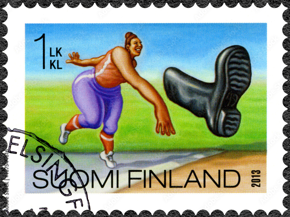 FINLAND - 2013: shows boot throwing, series Finnish Oddity Stock Photo |  Adobe Stock