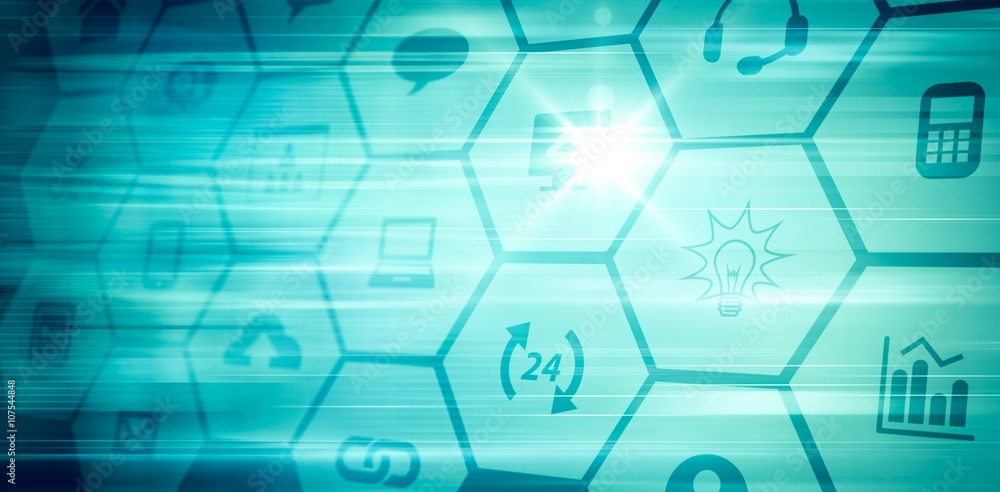 Obraz premium Smartphone apps icons