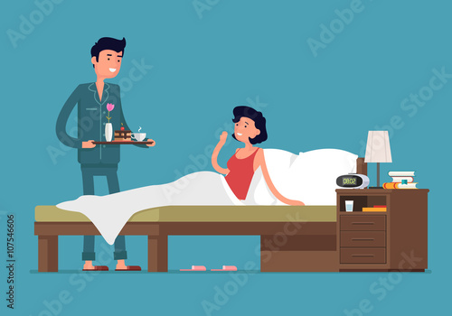 breakfast in bed