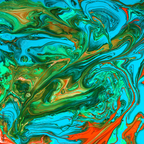 Abstract artistic texture generated using liquid colors and, natural laws of science. Colorful design with a detailed texture of colors mixing in patterns.