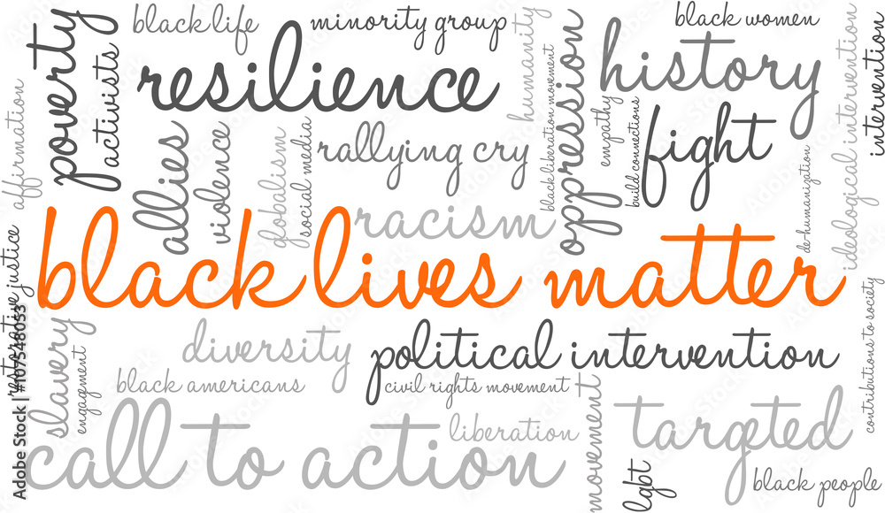 Black Lives Matter Word Cloud