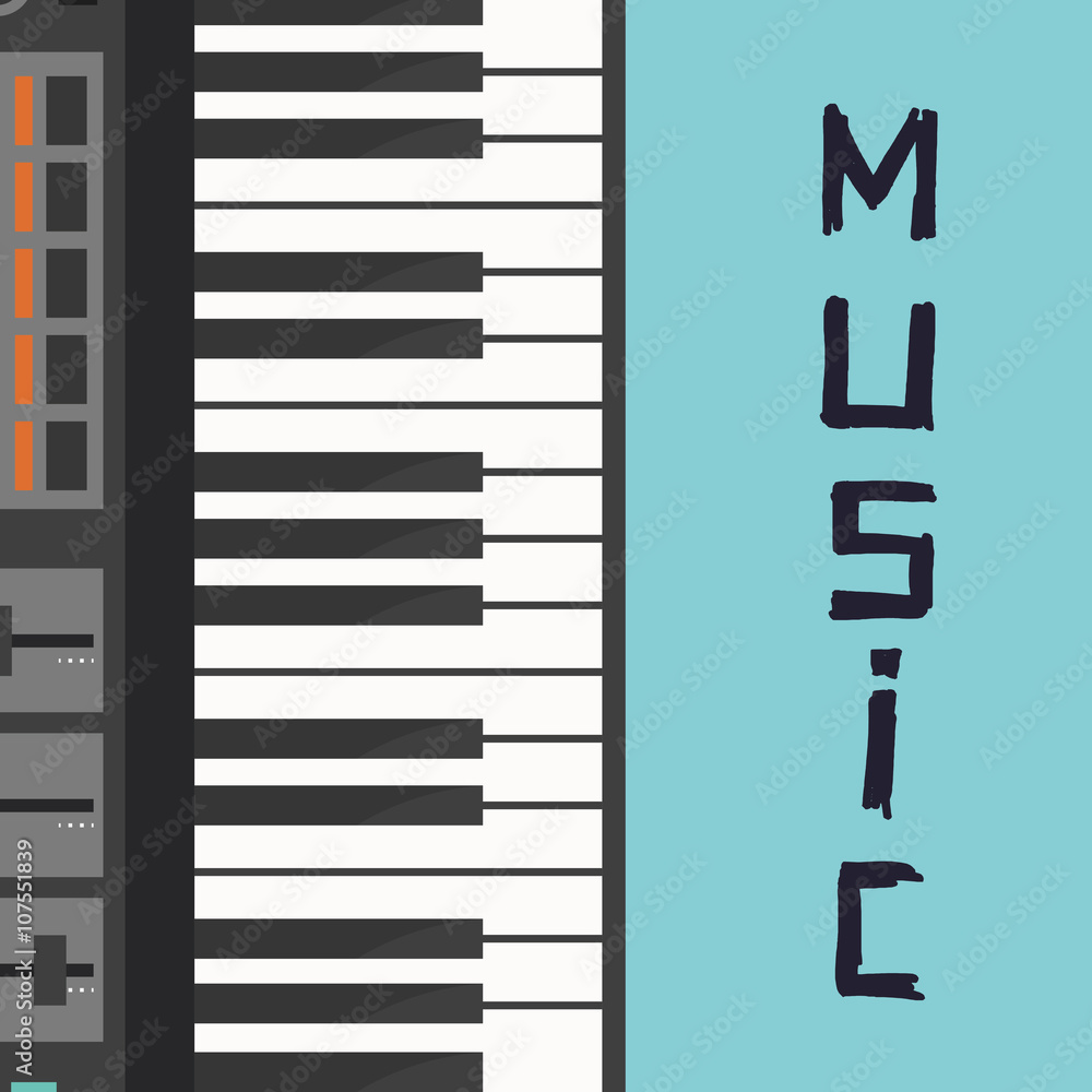 Musical Instrument Design, Vector illustration Musical Instrument Design, Vector illustration