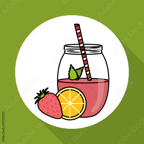 Smoothie icon design , vector illustration