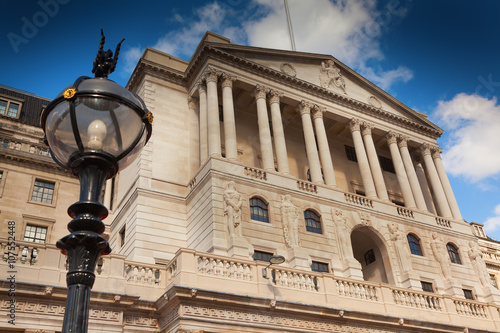 London Bank of England in Threadneedle Street. photo