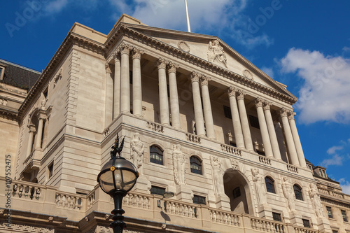 London Bank of England in Threadneedle Street. photo