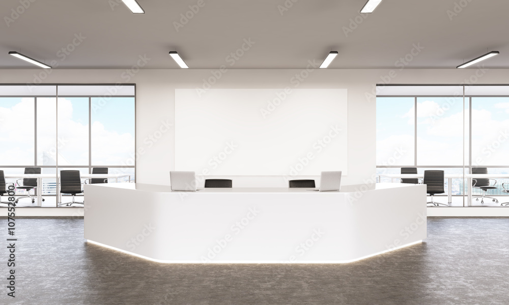 Empty reception Empty reception