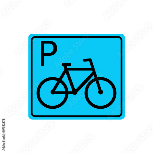 znak parking rowerowy