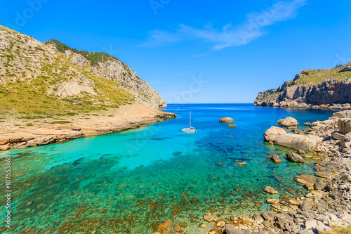 A view of Cala Figuera bay on Cap Formentor, Majorca island, Spain © pkazmierczak
