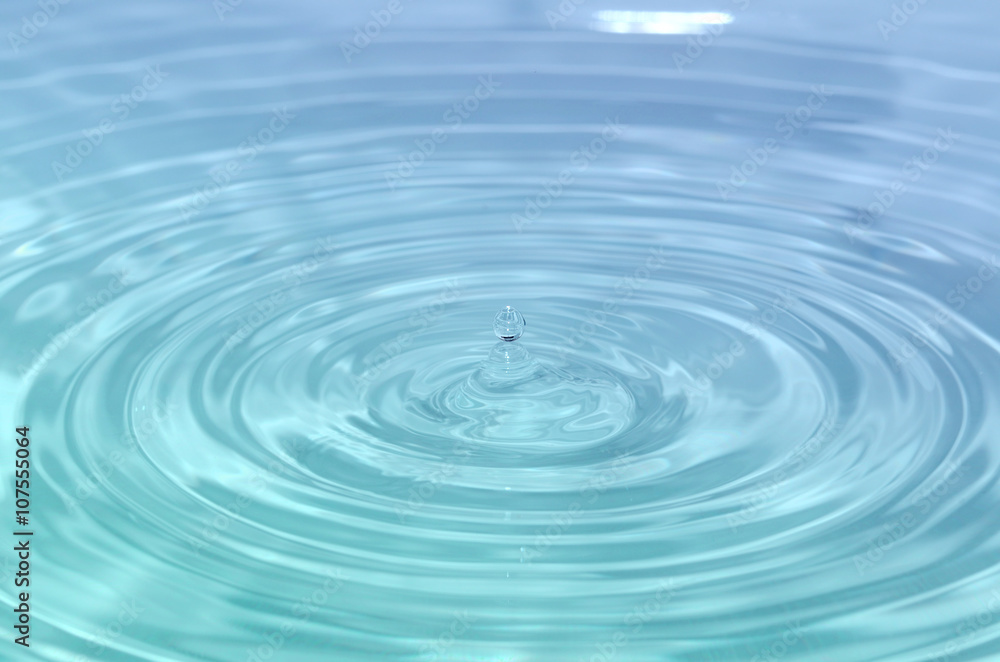Close up detail of a droplet of water Close up detail of a droplet of water