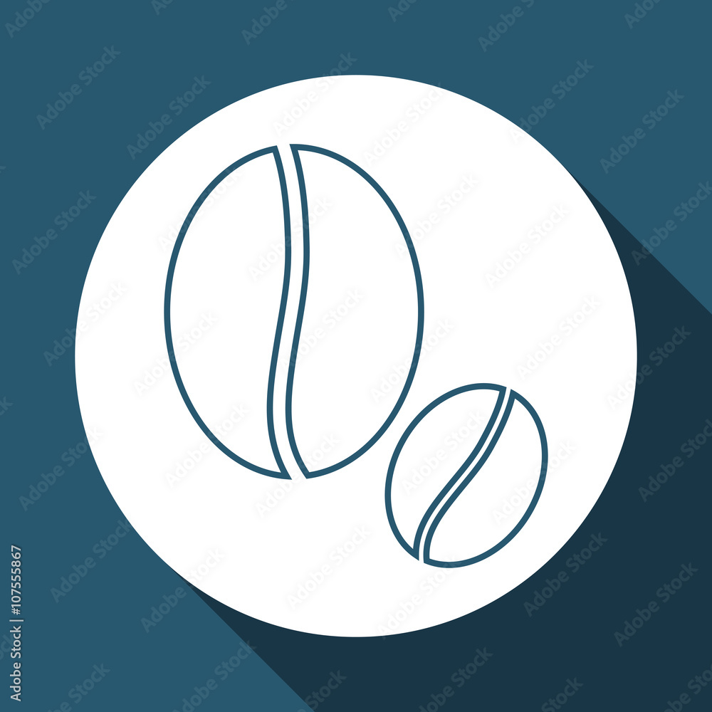 coffee bean design , vector illustration coffee bean design , vector illustration