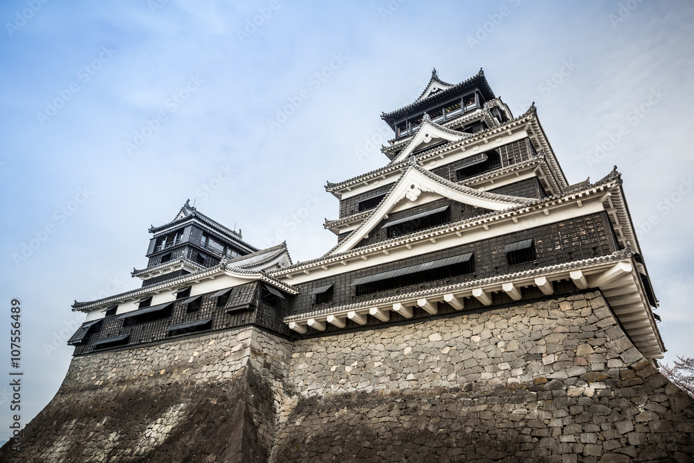 The Kumamoto castle