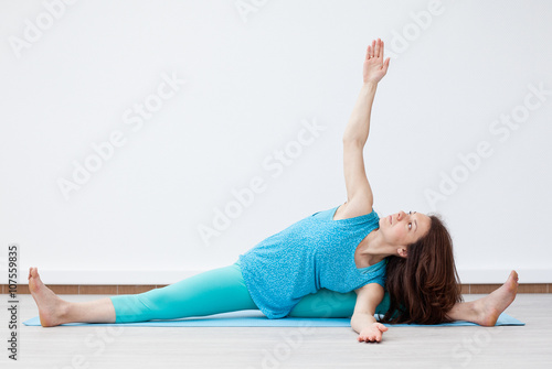 Yoga. Fitness. Stretching.