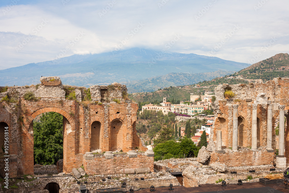 Obraz premium Taormina theater