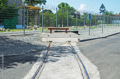 Картината върху платно Railway deadlock