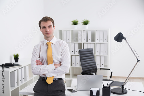 Businessman in office photo