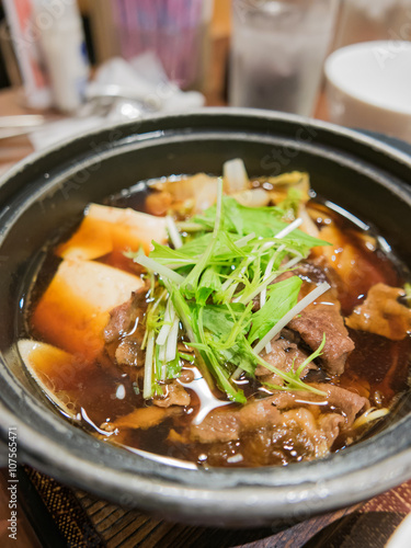 Japanese food-Beef udon noodles