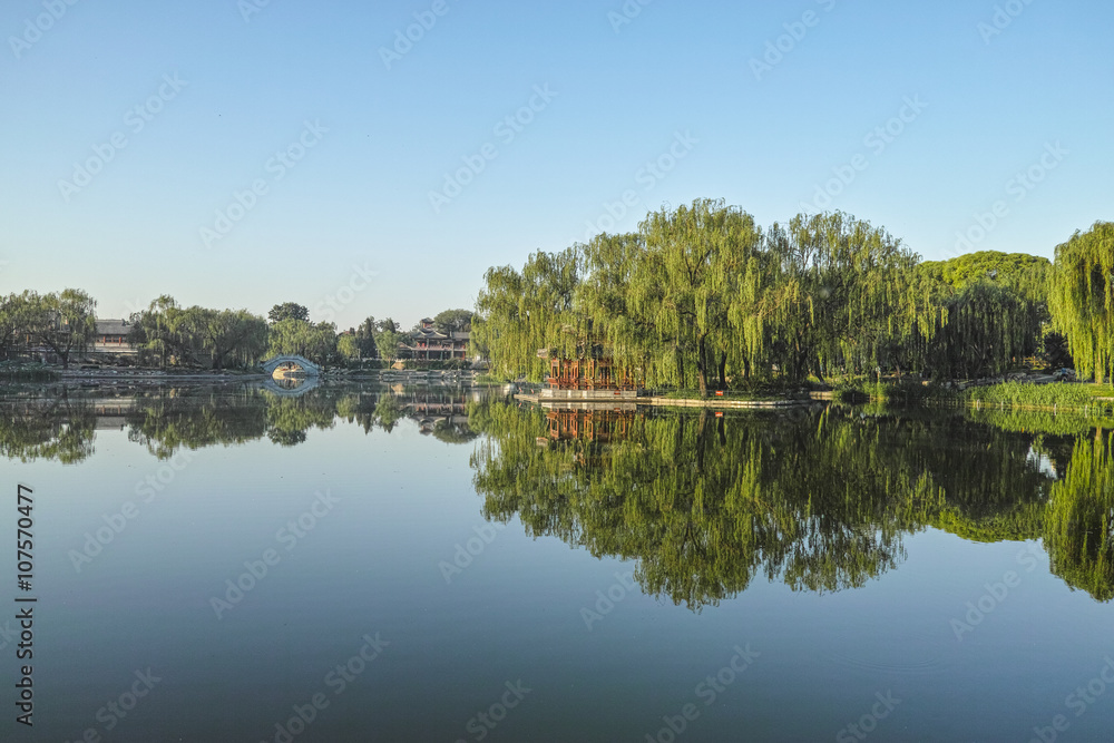 Scenery of a park in Beijing