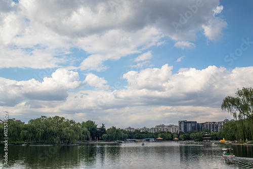 Scenery of a park in Beijing
