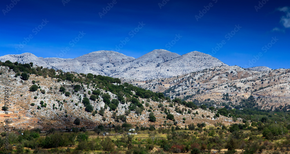 Day Mountain Dikti. Crete