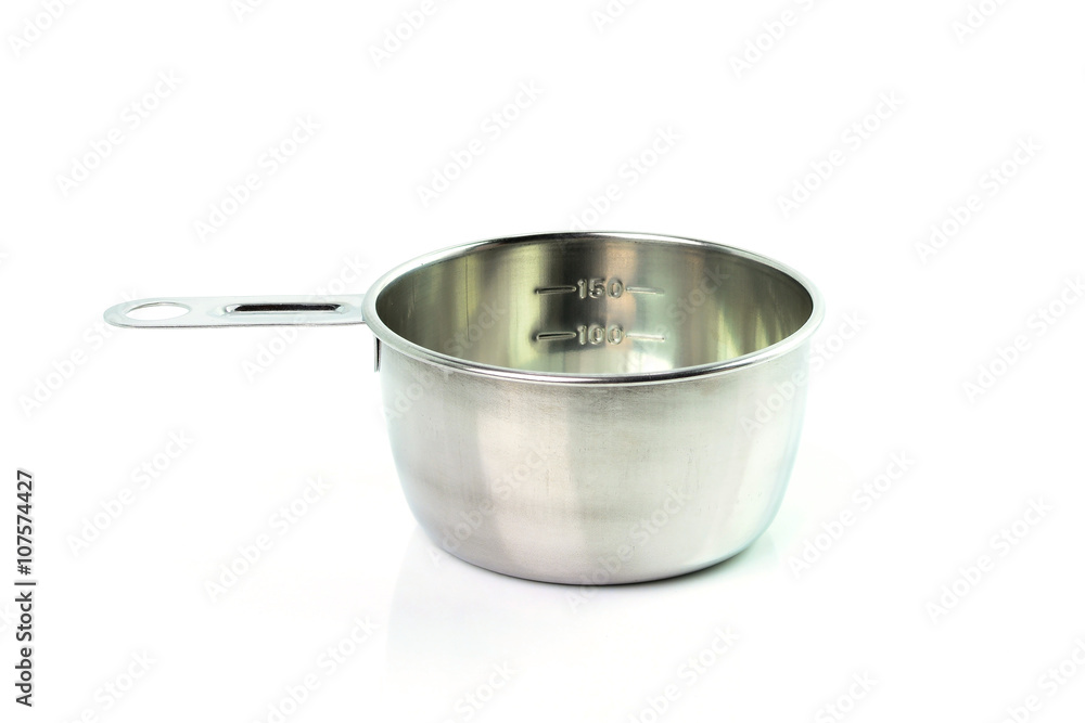 Measuring cups isolated on white background Measuring cups isolated on white background