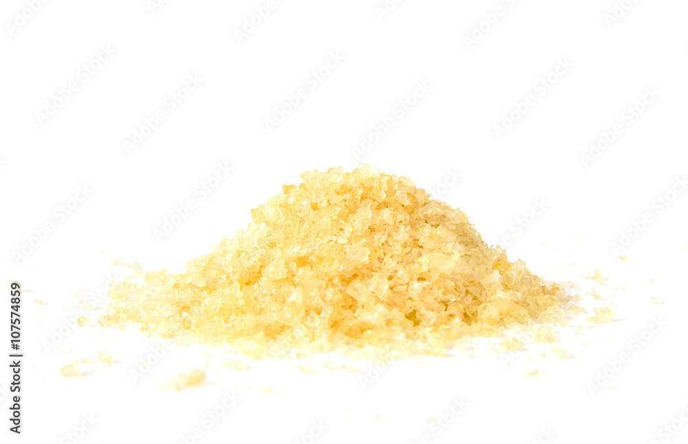 Pile of gelatin granules Pile of gelatin granules