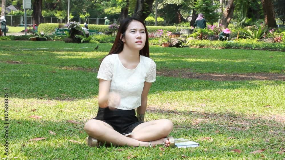 asia thai northeast adult beautiful girl using her smart phone. asia thai northeast adult beautiful girl using her smart phone.