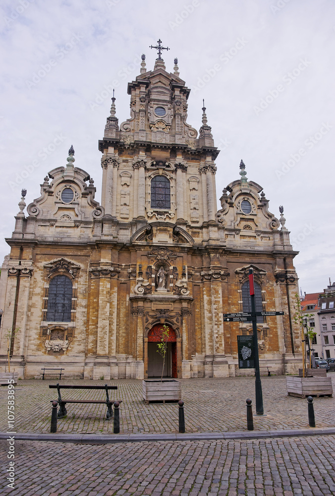 Old church in the city center of Dresden in Germany