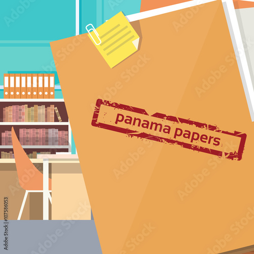 Panama Papers Folder Secret Document Offshore Company