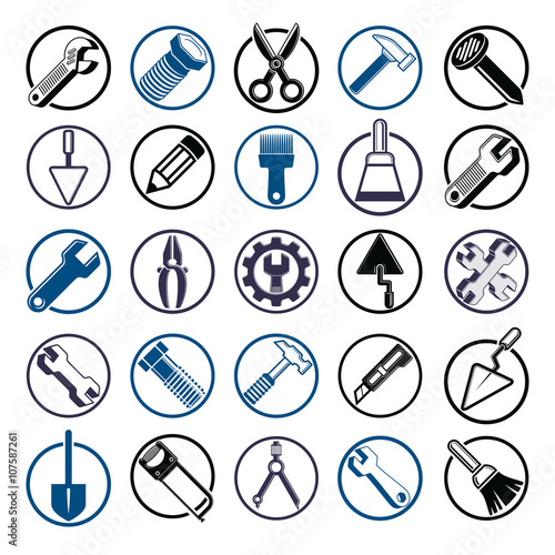Stylized industrial vector ...