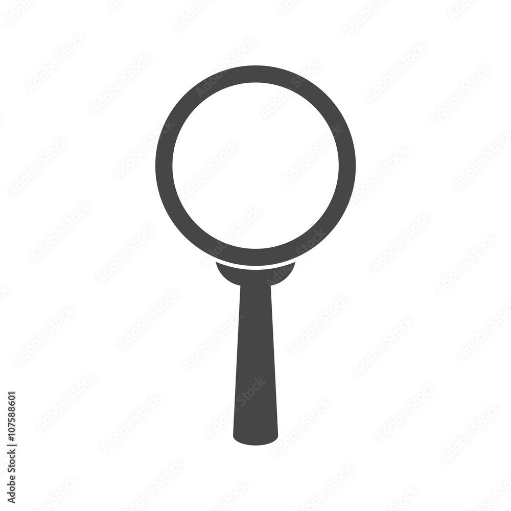 Magnifying glass isolated on white background Magnifying glass isolated on white background