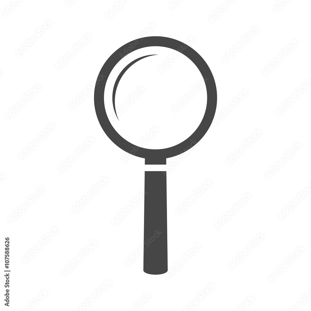 Magnifying glass isolated on white background Magnifying glass isolated on white background