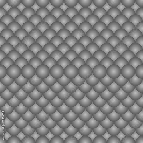 Abstract grey background with balls © veremeya