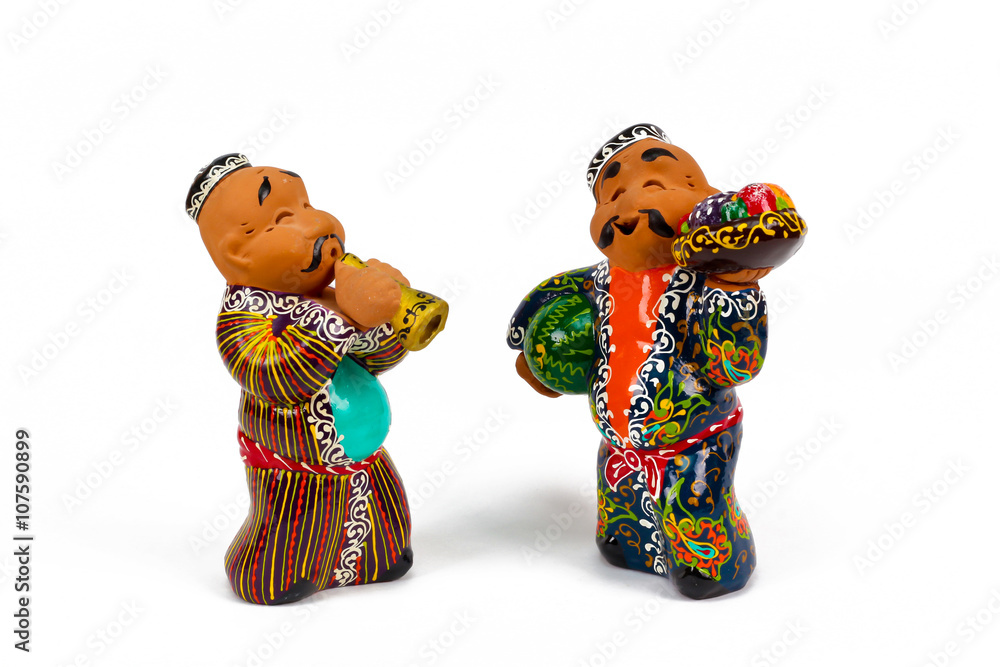 uzbek ceramic souvenirs