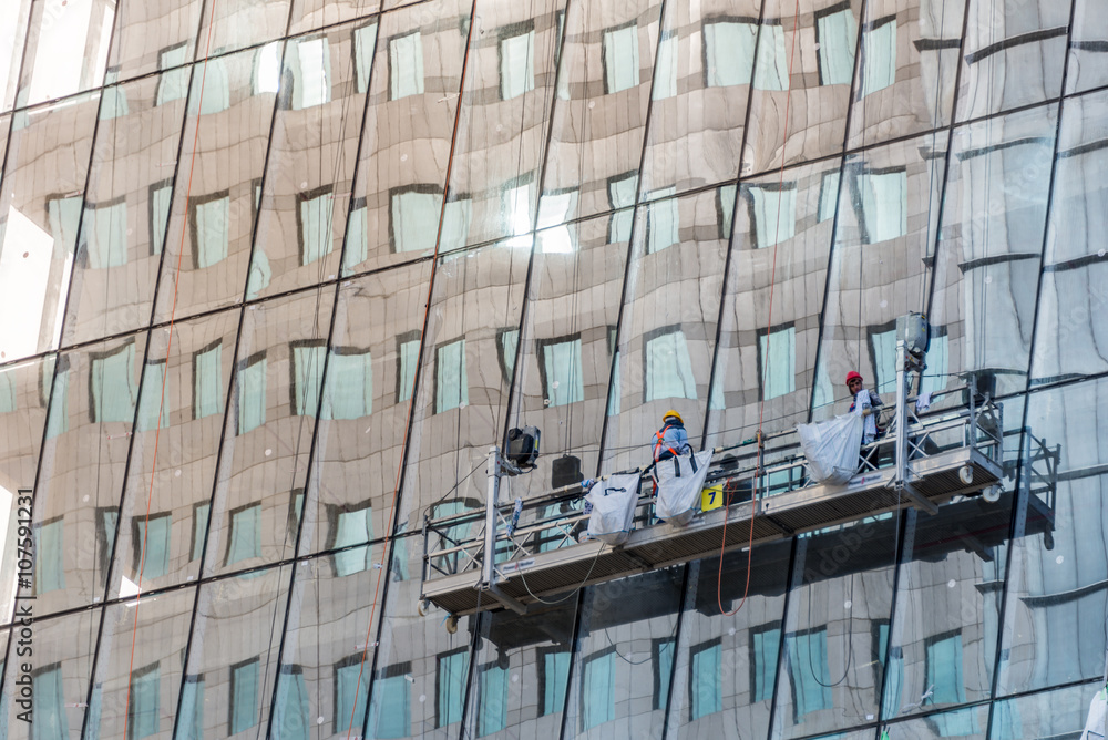 Fototapeta premium New building construction