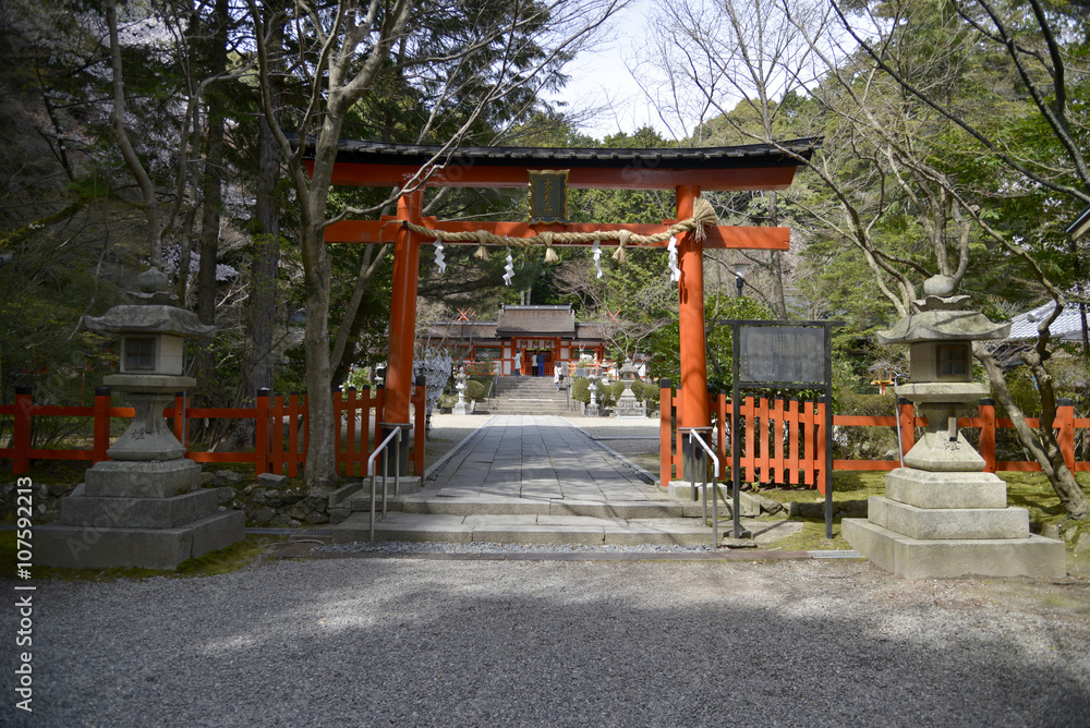 大原野神社　三の鳥居