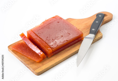 quince block and knife photo