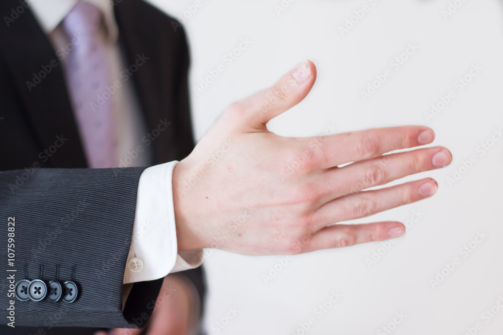 Obraz premium Hand reichen, business