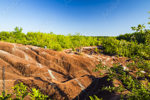 The Cheltenham Badlands in Caledon ontario, Canada photo