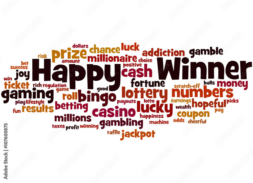 Happy Winner, word cloud concept 9 Happy Winner, word cloud concept 9