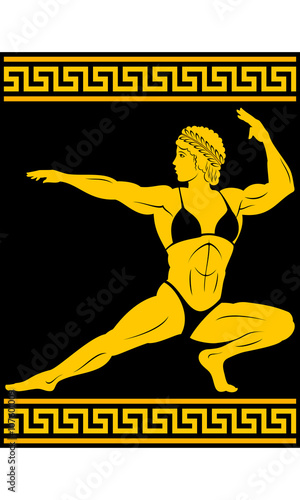 Bodybuilding woman vector