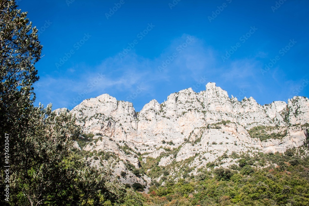 Mountains and hills in France