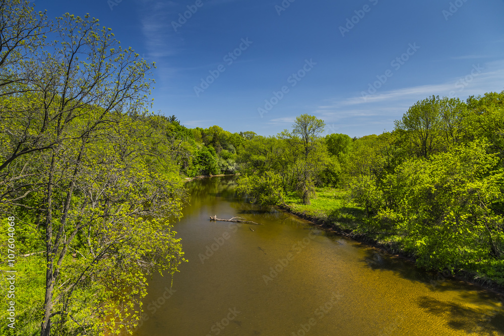 Creek running through Bronte, Oakville Ontario Canada Creek running through Bronte, Oakville Ontario Canada